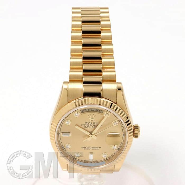 中古)ROLEX ロレックス デイデイト 36mm 118238A シャンパン（商品ID