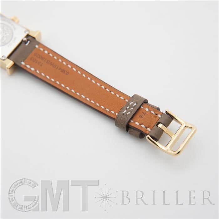 中古)HERMES エルメス Hウォッチ HH1.101 ミニ エトゥープ（商品ID