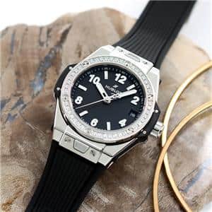 HUBLOT ウブロ ビッグバン ワンクリック スチールダイヤモンド 465.SX.1170.RX.1204 メイン