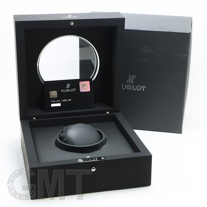中古)HUBLOT ウブロ ビッグバン キャビア ブラック 346.CX.1800.RX 