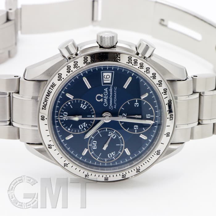 中古)OMEGA オメガ スピードマスター デイト ブルー 3513.80（商品ID
