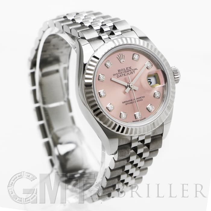 中古)ROLEX ロレックス デイトジャスト 28 279174G ピンク 10Pダイヤ