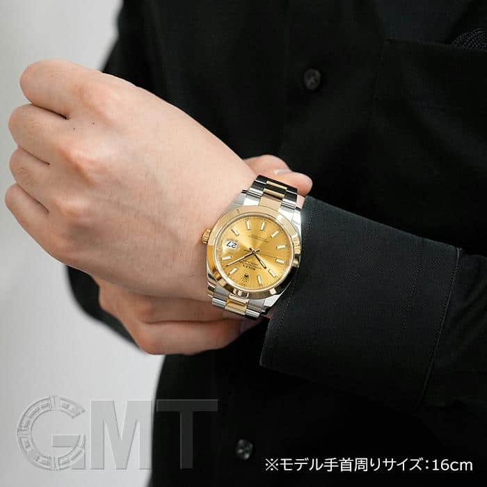 中古)ROLEX ロレックス デイトジャスト 41 126303 シャンパン