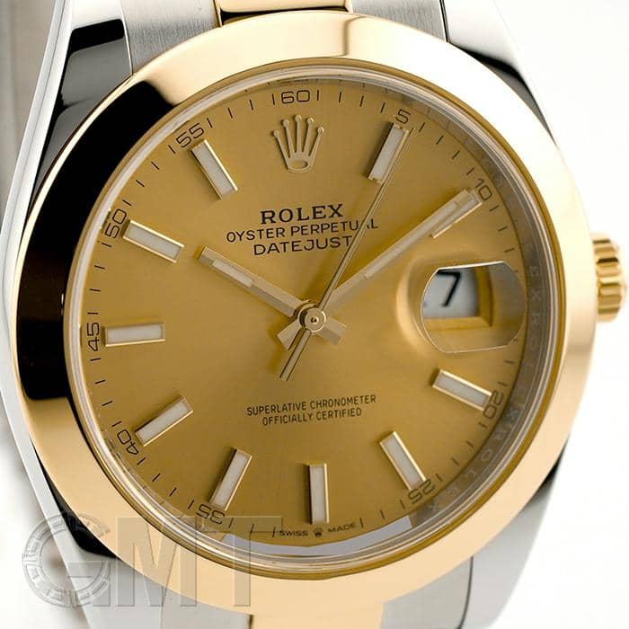中古)ROLEX ロレックス デイトジャスト 41 126303 シャンパン