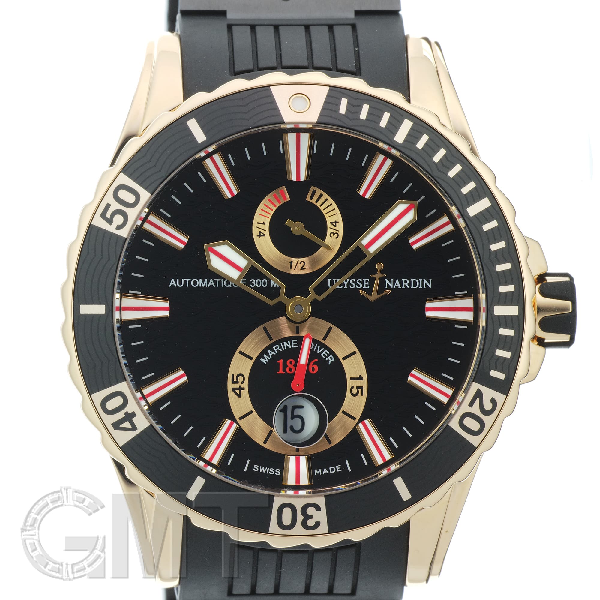 ユリ 中古)ULYSSE NARDIN ユリス・ナルダン マリーン ダイバー 43mm 266-10