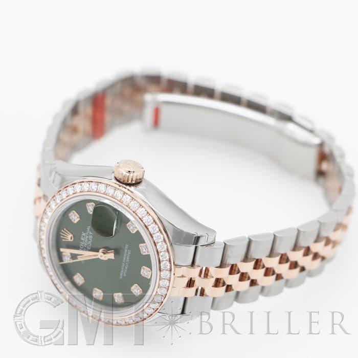 新品)ROLEX ロレックス デイトジャスト 28 279381RBR グリーン（商品ID