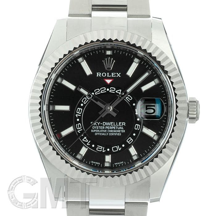 未使用)ROLEX ロレックス スカイドゥエラー 326934 ブラック