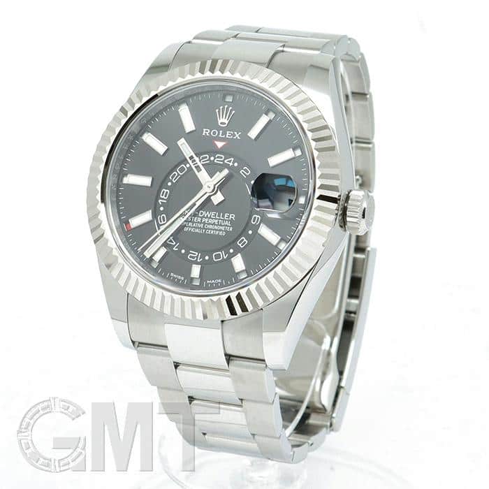 未使用)ROLEX ロレックス スカイドゥエラー 326934 ブラック