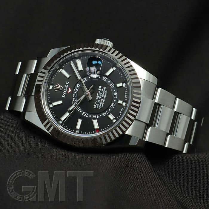 未使用)ROLEX ロレックス スカイドゥエラー 326934 ブラック