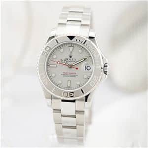 ROLEX ロレックス ヨットマスター 35mm 168622 プラチナダイヤル メイン