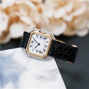 中古)CARTIER カルティエ サンチュールSM イエローゴールド×ステンレス
