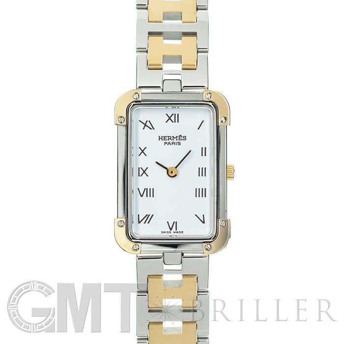 エルメス時計極極極美品クロアジュールCR1.220新品仕上げ正常稼働品レディース 中古)HERMES エルメス クロアジュール CR1.220（商品ID：3717011980241