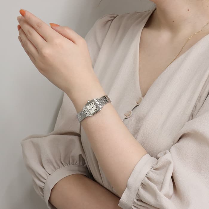 中古)CARTIER カルティエ サントス ドゥモワゼル SM W25064Z5（商品ID