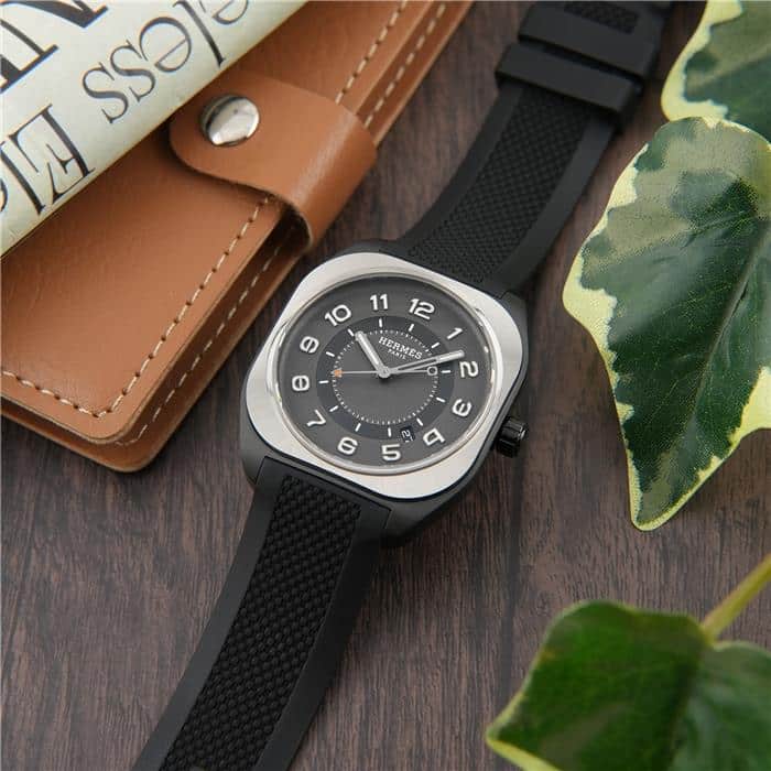 中古)HERMES エルメス H08 39mm チタン SP1.741A.331（W049431WW00