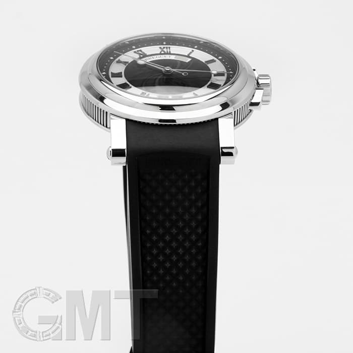中古)BREGUET ブレゲ マリーン ラージデイト 5817ST/92/5V8 ブラック