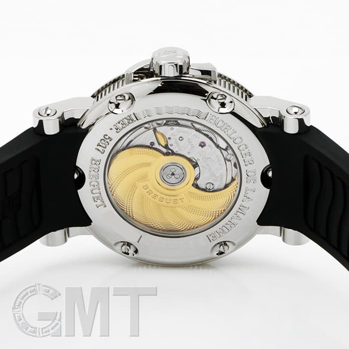 中古)BREGUET ブレゲ マリーン ラージデイト 5817ST/92/5V8 ブラック