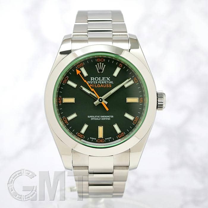 中古)ROLEX ロレックス ミルガウス 116400GV ブラック(商品ID 中古)ROLEX ロレックス ミルガウス 116400GV ブラック(商品ID