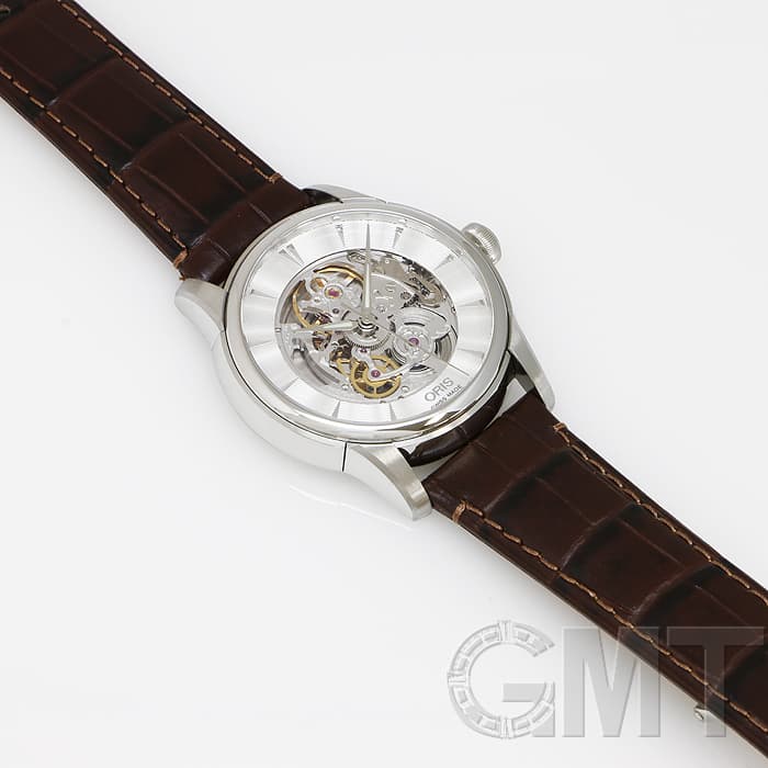 新品)ORIS オリス アートリエ スケルトン 734 7670 4051 D（商品ID
