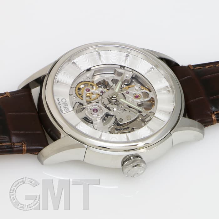 新品)ORIS オリス アートリエ スケルトン 734 7670 4051 D（商品ID
