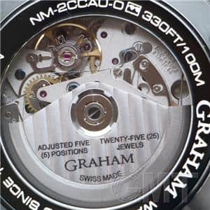 GRAHAM グラハム クロノファイター オーバーサイズ ブラックセラミック  サハラ 2CCAU.B02A.K93N メイン