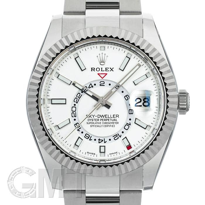新品)ROLEX ロレックス スカイドゥエラー 326934 ホワイト オイスター