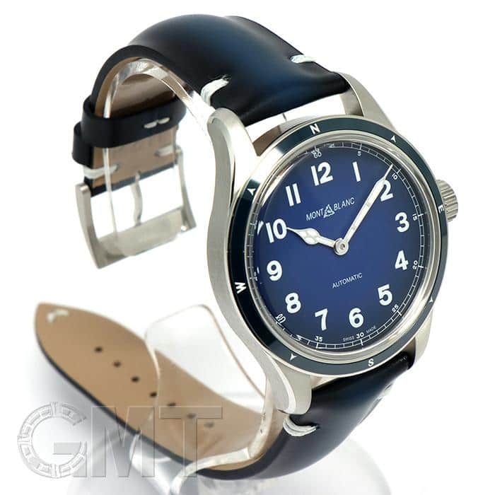 中古)MONTBLANC モンブラン 1858 オートマティック 126758 ブルー