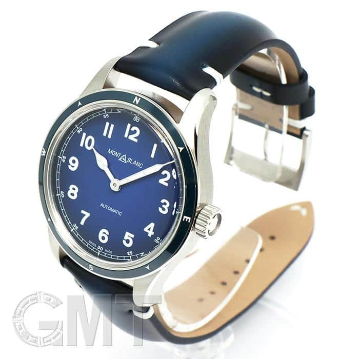 All Out(中古品) 中古)MONTBLANC モンブラン 1858 オートマティック 126758 ブルー