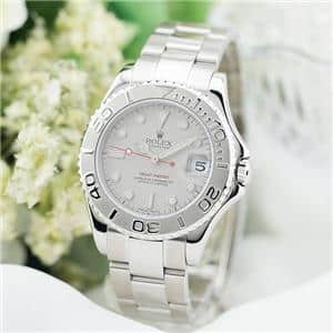 ROLEX ロレックス ヨットマスター 35mm 168622 プラチナダイヤル メイン