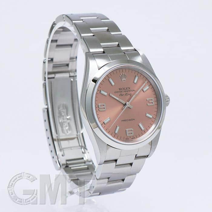 中古)ROLEX ロレックス エアキング 14000M ピンク（商品ID