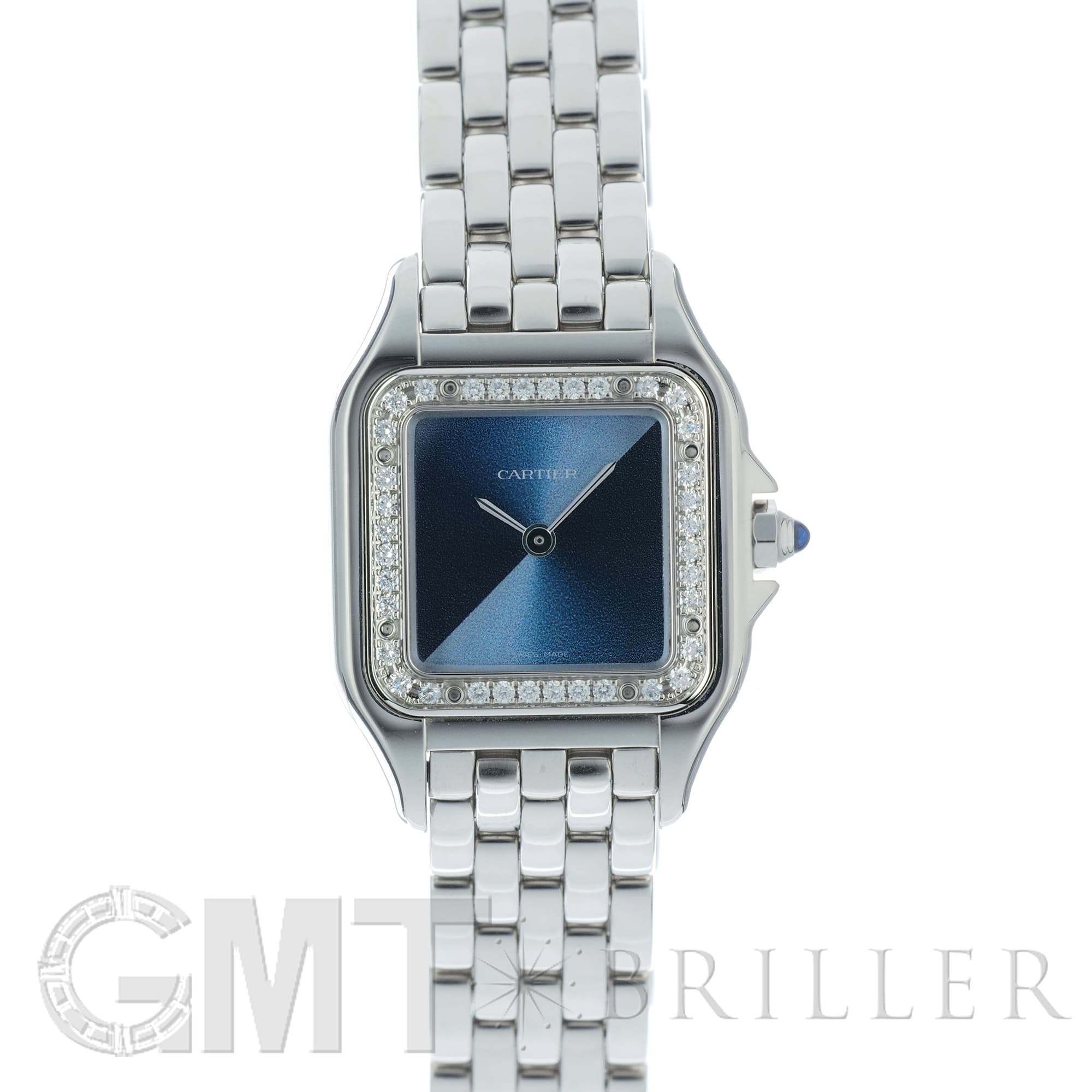 カルティエ　パンテールSM　PG　　1コマ　美品 カルティエ cartier ｜パンテールSM 1ロウ ｜クォーツ ・1990年代製