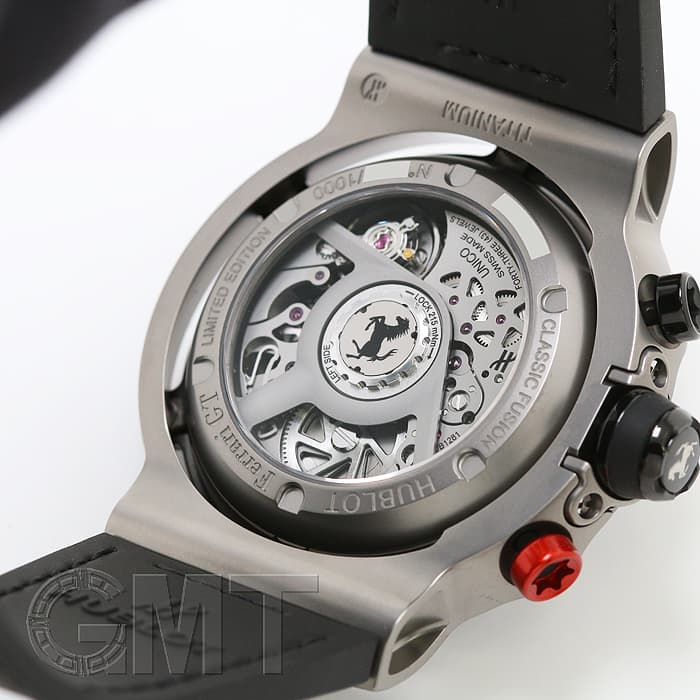 【新品未使用】ＨＵＢＬＯＴ　クラシックフュージョン　アリゲーターストラップ ウブロ HUBLOT クラシックフュージョン フェラーリGT 世界限定