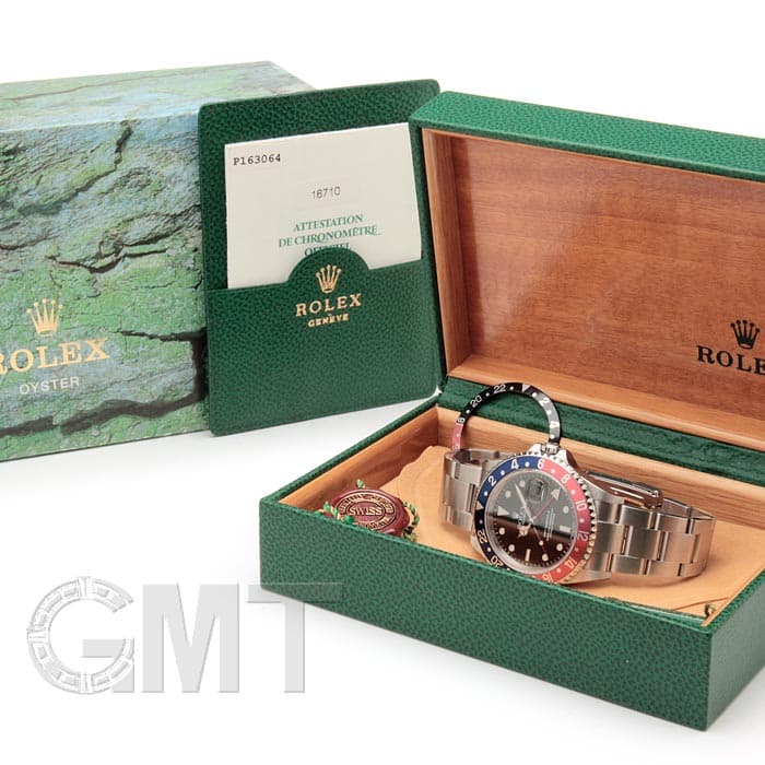 中古)ROLEX ロレックス GMTマスター II Ref.16710 レッド/ブルー（商品 