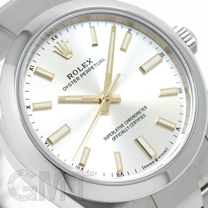 中古)ROLEX ロレックス オイスターパーペチュアル 34 124200 シルバー