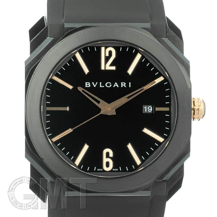 中古)BVLGARI ブルガリ オクト ウルトラネロ ブラック BGO41BBSVD
