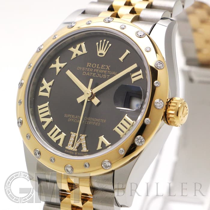 ゆゆ　ダークブラウン 新品)ROLEX ロレックス デイトジャスト 31 278343RBR