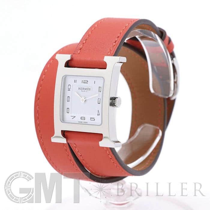 新品)HERMES エルメス Hウォッチ HH1.210.131/SW911 ドゥブルトゥール
