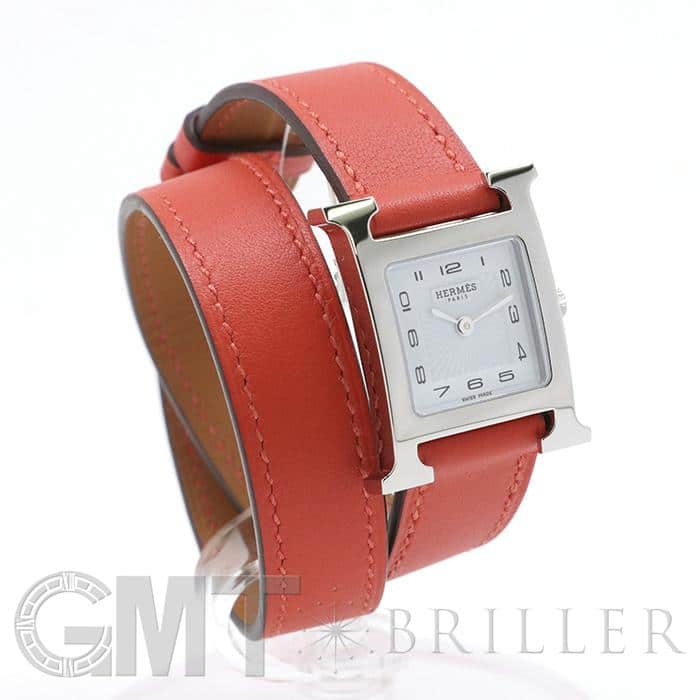 新品)HERMES エルメス Hウォッチ HH1.210.131/SW911 ドゥブルトゥール