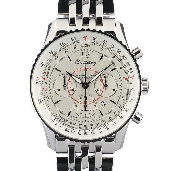 史上最も激安 中古)BREITLING ブライトリング モンブリラン ナビタイマー モンブリラン