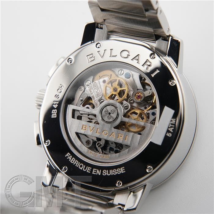 中古)BVLGARI ブルガリ ブルガリ・ブルガリ クロノグラフ BB41BSSDCH