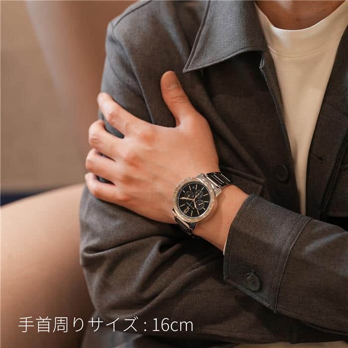 中古)BVLGARI ブルガリ ブルガリ・ブルガリ クロノグラフ BB41BSSDCH