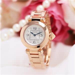 中古)CARTIER カルティエ ミスパシャ WJ124016 ピンクゴールド 8P