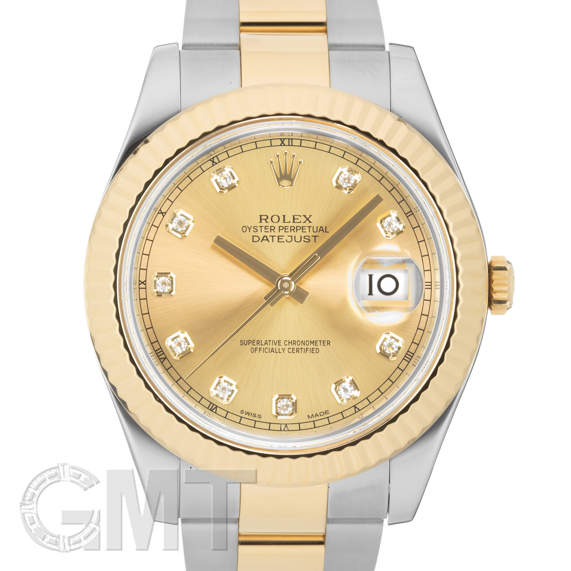 中古)ROLEX ロレックス デイトジャスト II 41 116333G シャンパン 10P