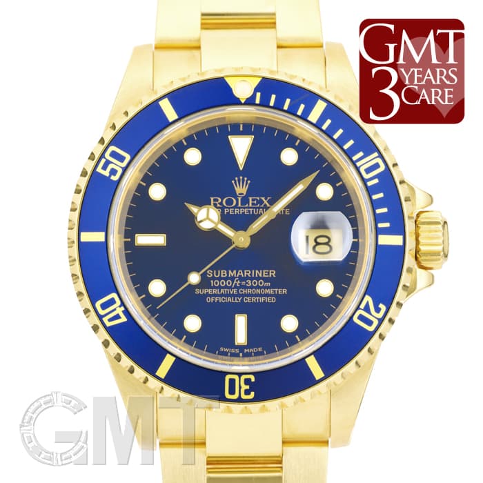 中古)ROLEX ロレックス サブマリーナー 16618 ブルー（商品ID