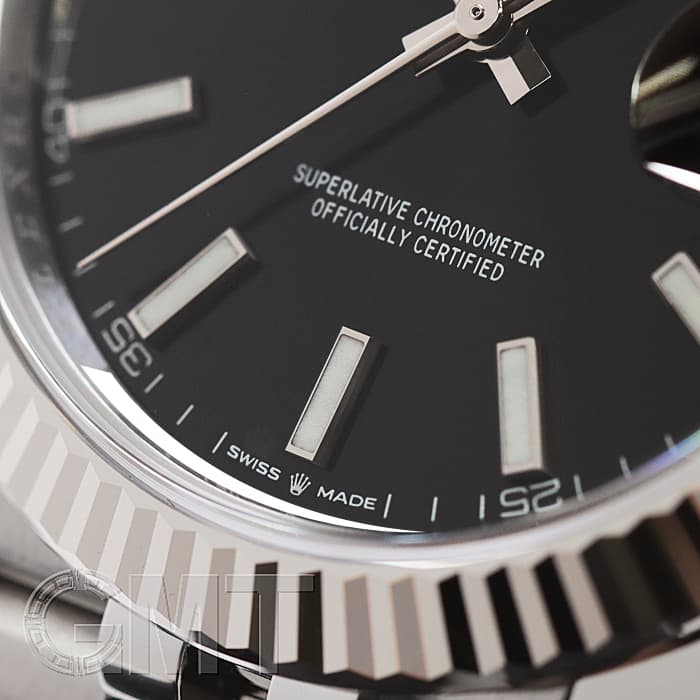 未使用)ROLEX ロレックス デイトジャスト 41 126334 ブラック