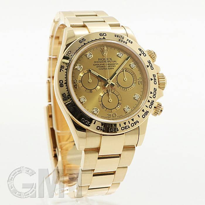 2024年新作 デイトナ ロレックス 中古)ROLEX 116508G 8Pダイヤ シャンパン 時計