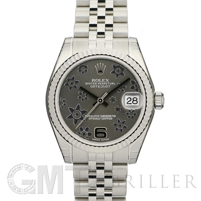 新品)ROLEX ロレックス デイトジャスト 178274 グレーフラワー