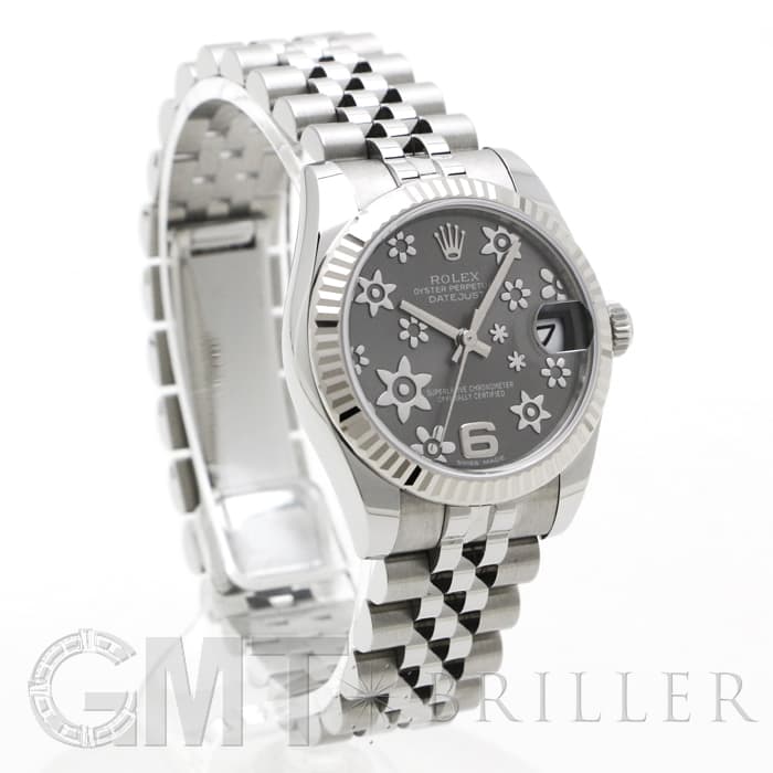 新品)ROLEX ロレックス デイトジャスト 178274 グレーフラワー