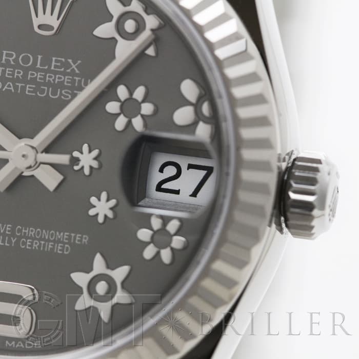 新品)ROLEX ロレックス デイトジャスト 178274 グレーフラワー