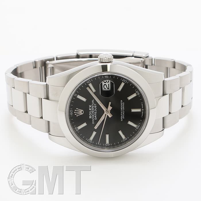 中古)ROLEX ロレックス デイトジャスト 41 126300 ブラック オイスター