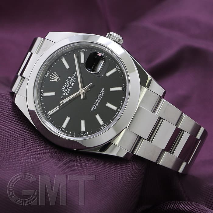 中古)ROLEX ロレックス デイトジャスト 41 126300 ブラック オイスター